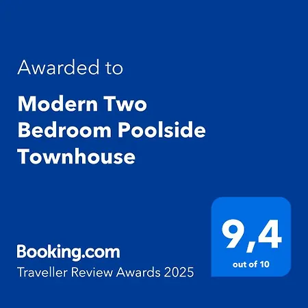 Willa Modern Two Bedroom Poolside Townhouse Budens